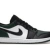 Jordan 1 Low Green Toe - Zapatillas de deporte en verde noble/blanco/negro - 553558-371