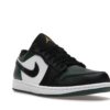 Jordan 1 Low Green Toe - Zapatillas de deporte en verde noble/blanco/negro - 553558-371