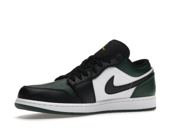 Jordan 1 Low Green Toe - Zapatillas de deporte en verde noble/blanco/negro - 553558-371