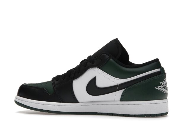 Jordan 1 Low Green Toe - Zapatillas de deporte en verde noble/blanco/negro - 553558-371
