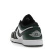 Jordan 1 Low Green Toe - Zapatillas de deporte en verde noble/blanco/negro - 553558-371