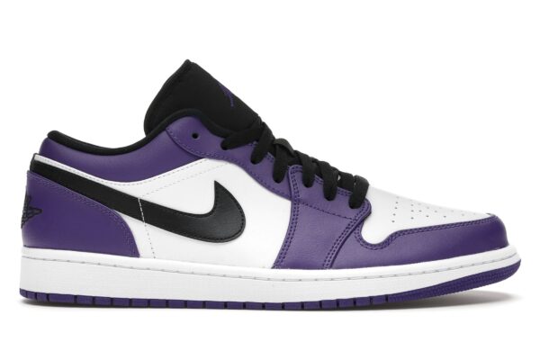 Air Jordan 1 Low Court Morado Blanco (553558-500)