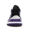 Air Jordan 1 Low Court Morado Blanco (553558-500)