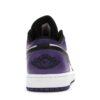 Air Jordan 1 Low Court Morado Blanco (553558-500)