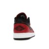 Air Jordan 1 Low Reverse Bred Pebbled Swoosh (553558-605)