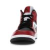Zapatillas Nike Air Jordan 1 Mid Chicago Toe de piel – Negro/Rojo gimnasio/Blanco – 554724-069