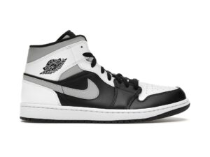 Air Jordan 1 Mid White Shadow (554724-073) – Negro/Gris medio/Blanco