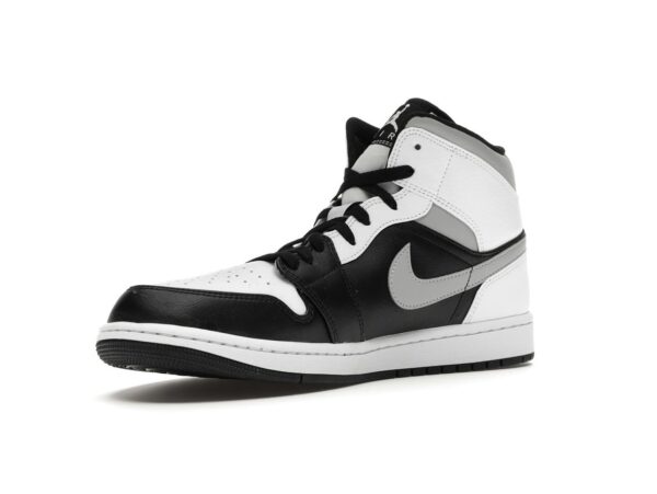 Air Jordan 1 Mid White Shadow (554724-073) – Negro/Gris medio/Blanco