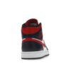 Air Jordan 1 Mid Blanco Negro Rojo 2022 (554724-079)