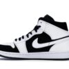 Air Jordan 1 Mid Blanco Negro (554724-113)