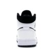 Air Jordan 1 Mid Blanco Negro (554724-113)