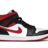 Air Jordan 1 Mid Gym Rojo Negro Blanco (554724-122)