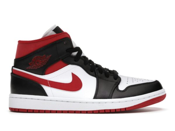 Air Jordan 1 Mid Gym Rojo Negro Blanco (554724-122)