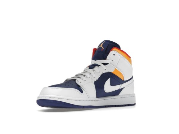 Jordan 1 Mid Royal Blue Laser Orange (554724-131)