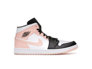Air Jordan 1 Mid Naranja Ártico con puntera negra – 554724-133