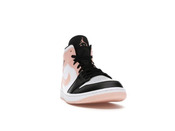 Air Jordan 1 Mid Naranja Ártico con puntera negra – 554724-133