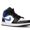 554724-140_05.jpg Jordan 1 Mid Blanco Negro Azul Racer (554724-140)