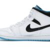 Jordan 1 Mid Laser Blue (554724-141) – Inspirado en los Charlotte Hornets