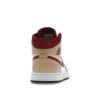 Air Jordan 1 Mid Light Curry Cardinal 554724-201