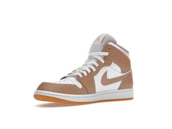 Jordan 1 Mid Tan Gum - Cuero blanco - 554724-271