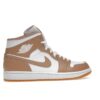 Jordan 1 Mid Tan Gum - Cuero blanco - 554724-271