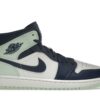Air Jordan 1 Mid Mystic Navy Menta Espuma (554724-413)