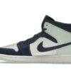 Air Jordan 1 Mid Mystic Navy Menta Espuma (554724-413)