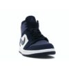 Jordan 1 Mid Obsidian Sanded Purple Sneakers 554724-445