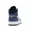 Jordan 1 Mid Obsidian Sanded Purple Sneakers 554724-445
