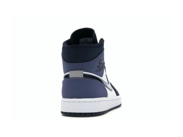 Jordan 1 Mid Obsidian Sanded Purple Sneakers 554724-445