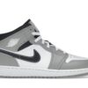 Jordan 1 Mid Gris Ahumado Claro (GS) – 554725-078