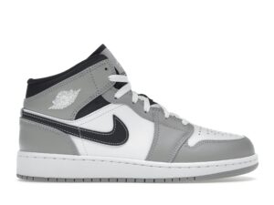 Jordan 1 Mid Gris Ahumado Claro (GS) – 554725-078