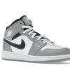 Jordan 1 Mid Gris Ahumado Claro (GS) – 554725-078
