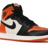 Air Jordan 1 Retro Shattered Backboard (555088-005) – Negro/Vela/Estrella de mar – Cuero abatanado