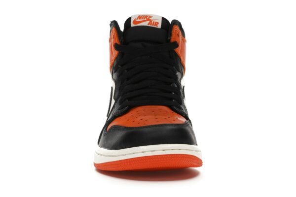 Air Jordan 1 Retro Shattered Backboard (555088-005) – Negro/Vela/Estrella de mar – Cuero abatanado