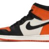 Air Jordan 1 Retro Shattered Backboard (555088-005) – Negro/Vela/Estrella de mar – Cuero abatanado