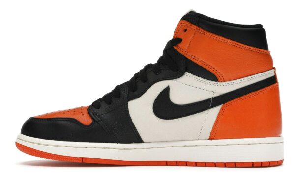 Air Jordan 1 Retro Shattered Backboard (555088-005) – Negro/Vela/Estrella de mar – Cuero abatanado
