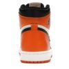 Air Jordan 1 Retro Shattered Backboard (555088-005) – Negro/Vela/Estrella de mar – Cuero abatanado