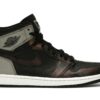 Air Jordan 1 Retro High Light Army Rust Shadow Patina – Zapatillas de cuero negras – 555088-033