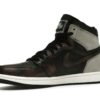 Air Jordan 1 Retro High Light Army Rust Shadow Patina – Zapatillas de cuero negras – 555088-033