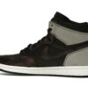 Air Jordan 1 Retro High Light Army Rust Shadow Patina – Zapatillas de cuero negras – 555088-033