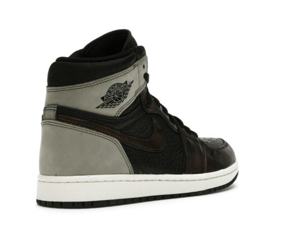 Air Jordan 1 Retro High Light Army Rust Shadow Patina – Zapatillas de cuero negras – 555088-033