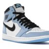Zapatillas Air Jordan 1 Retro High OG de cuero azul universitario – 555088-134