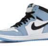 Zapatillas Air Jordan 1 Retro High OG de cuero azul universitario – 555088-134
