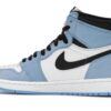 Zapatillas Air Jordan 1 Retro High OG de cuero azul universitario – 555088-134
