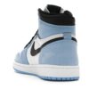 Zapatillas Air Jordan 1 Retro High OG de cuero azul universitario – 555088-134