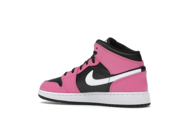 Jordan 1 Mid Pinksicle (GS) 555112-002 Negro/Blanco-Pinksicle