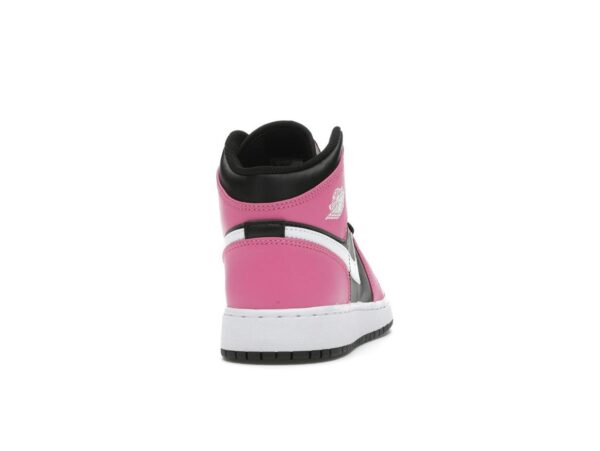 Jordan 1 Mid Pinksicle (GS) 555112-002 Negro/Blanco-Pinksicle