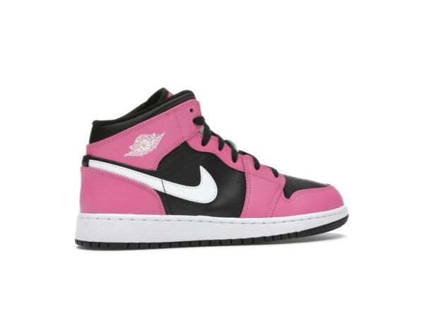 Jordan 1 Mid Pinksicle (GS) 555112-002 Negro/Blanco-Pinksicle