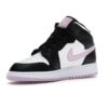 Air Jordan 1 Mid GS Blanco Negro Rosa Ártico Claro (555112-103)